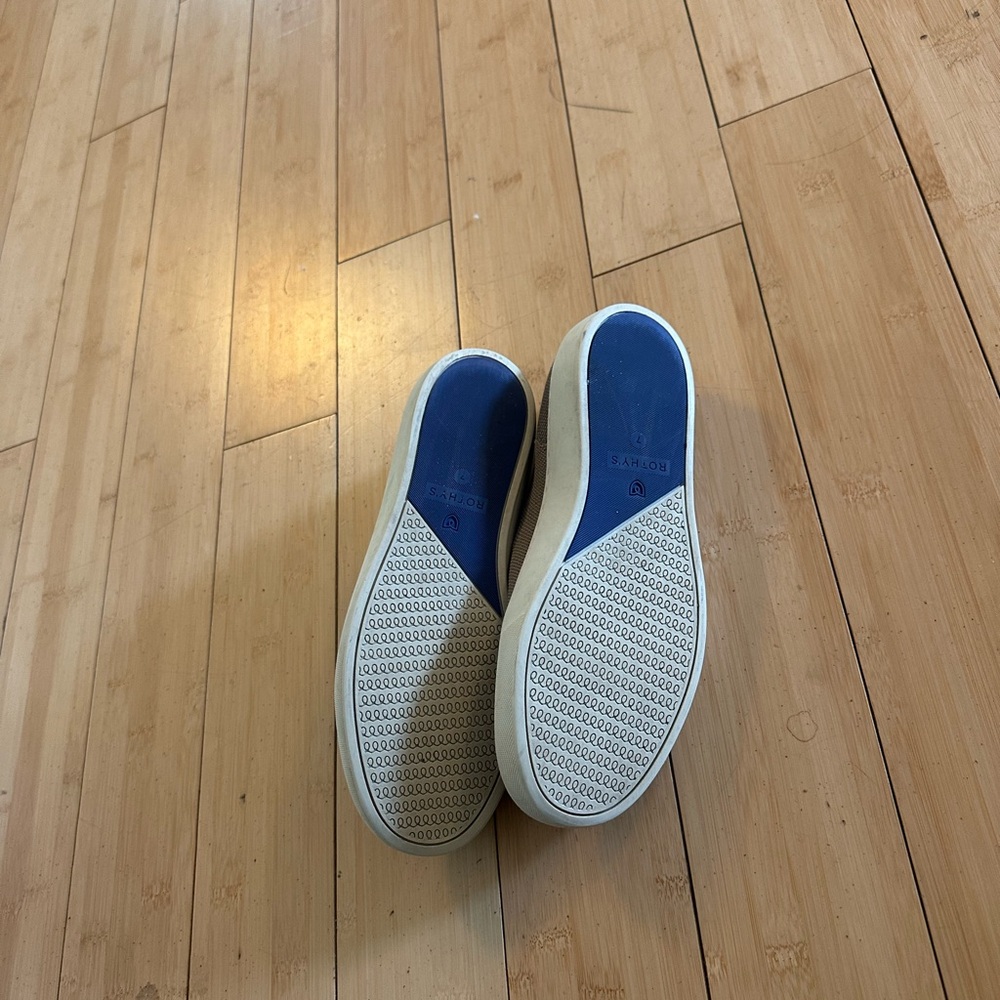 Tan Brown Rothys Slip Ons - Picture 3 of 3